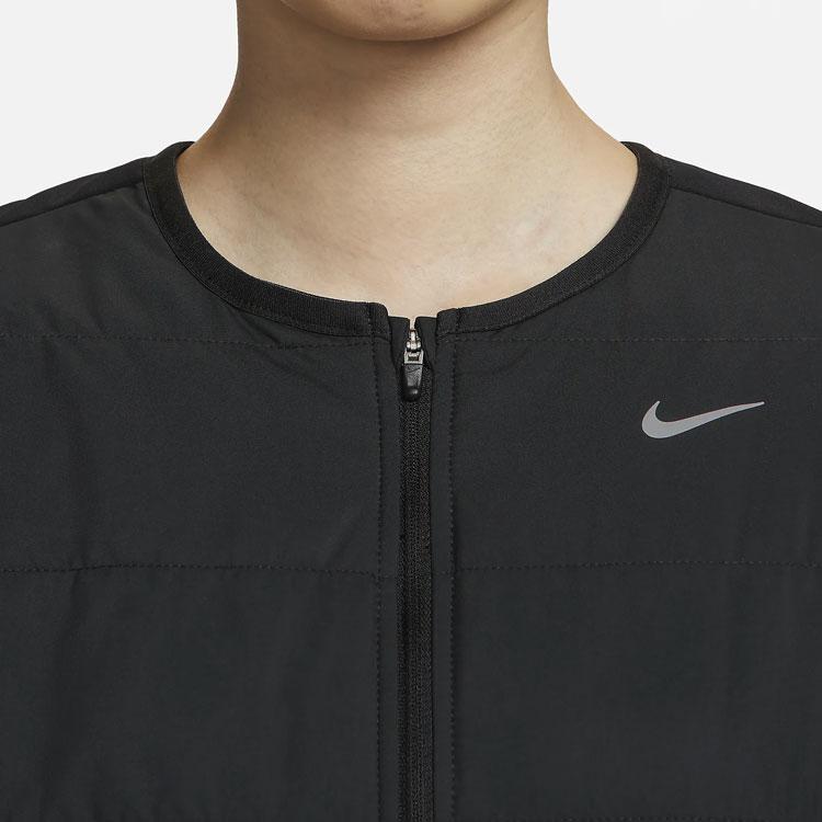 Nike Куртка с круглым вырезом и длинным рукавом с логотипом Женская куртка черного цвета FB7512-010