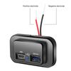 Автомобильное зарядное устройство USB C 18 Вт, мини-адаптер для быстрого автомобильного зарядного устройства USB PD для QC 3.0 с двумя портами для мобильного телефона и планшета
