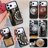 Ретро телефон с дисковым набором Чехол для телефона Для iPhone 17 Air 14 15 13 12 Max Чехол Для Apple 16e 11 Pro Max Plus Coque
