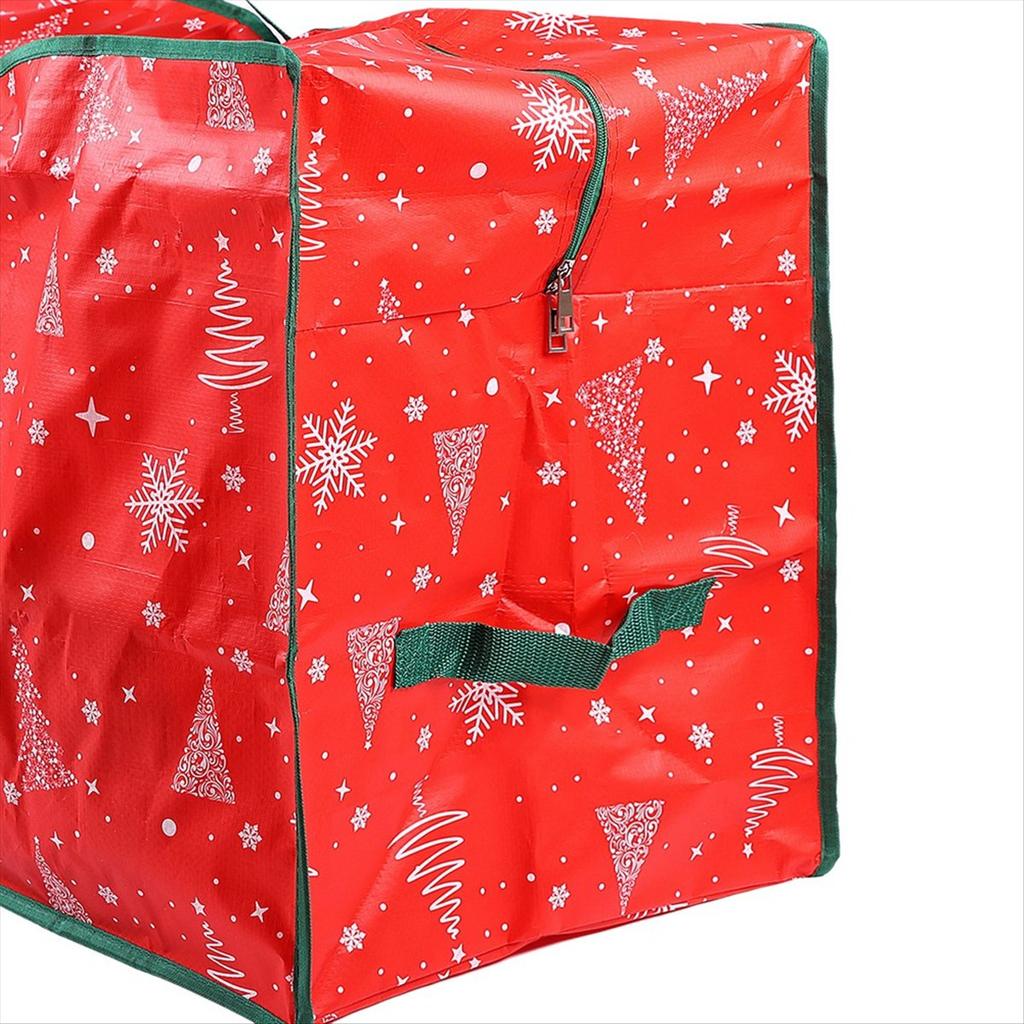 BHBL Waterproof Christmas Tree Storage Bag Fits Artificial Trees with Labeling Card Slot for Storing Christmas Utensils