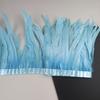 10Meters Rooster Tail Feathers Trim 25-30Cm Coque Feathers Trimming For Handiwork Crafts Carnival Dress Skirt Costumes Plumes