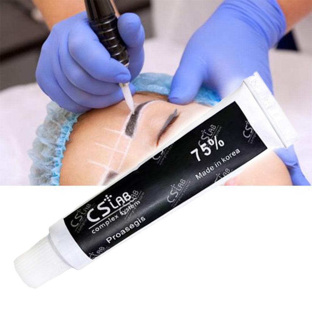 10 г анестетик для татуировки, быстрое онемение кожи, CS75%, черный крем, полупостоянный