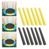 12 Pieces Trampoline Enclosure Foam Sleeves Covers Lightweight 40 Cm with 2 Colors Pads for