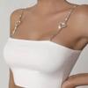 2Pcs Slip Resistant Bra Straps Lingerie Accessories Crystal Shoulder Belts Shoulder Straps  Women