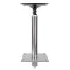 Boat Seat Pedestal Base Mount Kit with 7 Inch X 7 Inch Marine Seat Base Plate 34 Inch Pin Post