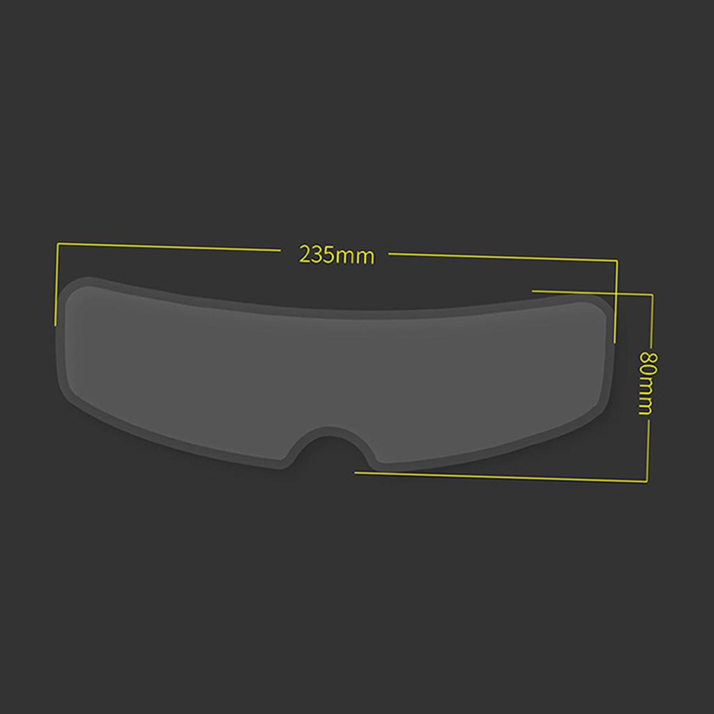 Водонепроницаемая пленка для линзы мотоциклетного шлема, Универсальная пленка для защиты от дождя и тумана, Прозрачная наклейка на линзу шлема Анти