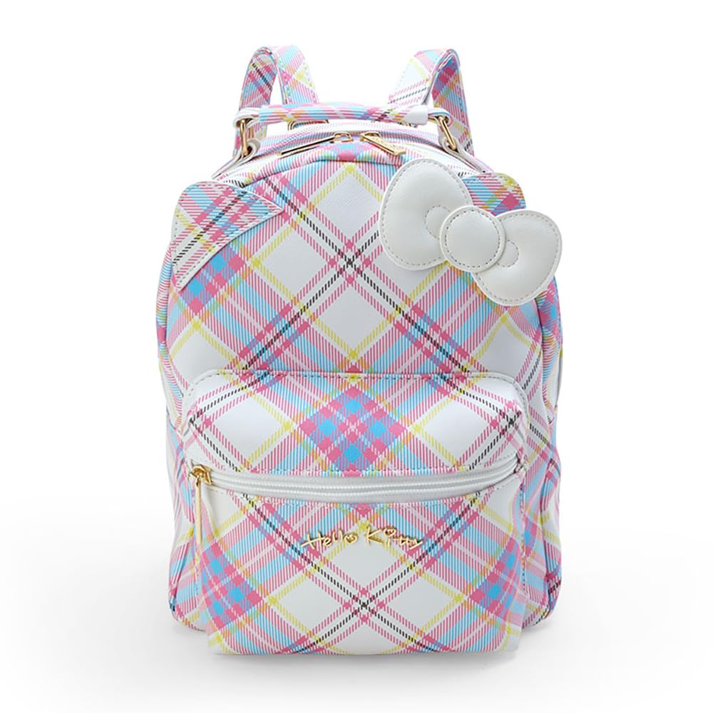 Sanrio Sanrio Hello Kitty Dress Tartan Design Series Mini Rucksack Hello Kitty 27 X 22 X 12 Cm Character 364665 SANRIO (SANRIO)