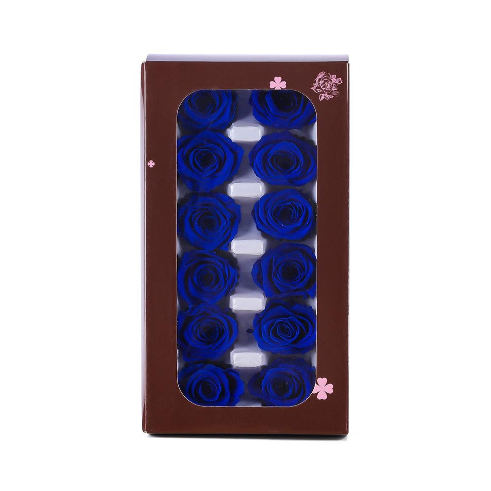 Набор подарочных коробок с вечными цветами 2-6 см, декоративные цветы из роз ручной работы, подарочная коробка для цветов для DIY