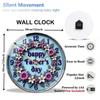 12 Inch Diameter Glass Wall Clock with Consistent, Year-Round Consumer Demand