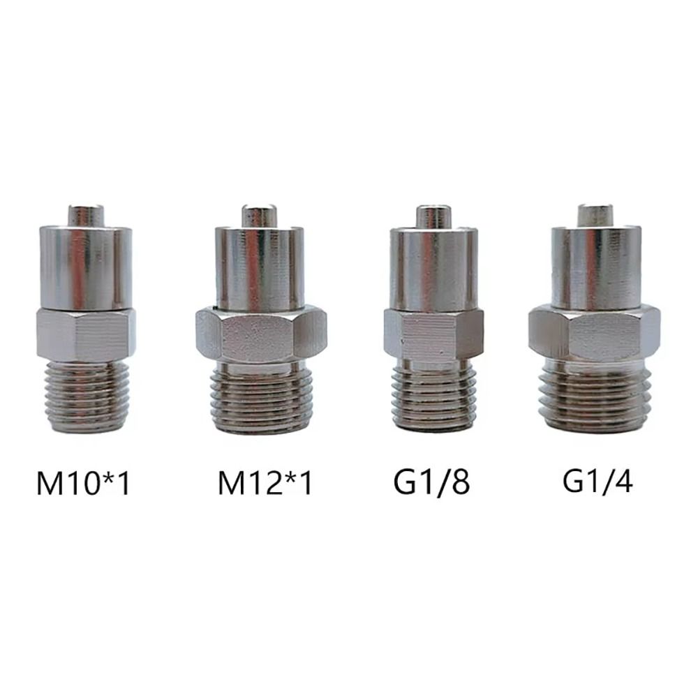 1 шт. G1/8 G1/4 M10*1 M12*1 Адаптер дозирующего клапана Лауэр-Лок Латунный соединитель дозирующего клапана Двойная резьба Автоматический