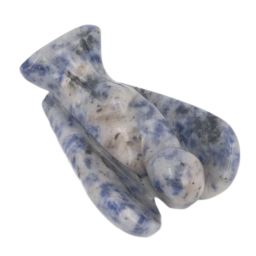 1pcs Hand Carved Natural Stone Guardian Angel Statue Angel Gemstone Decor Home Decor