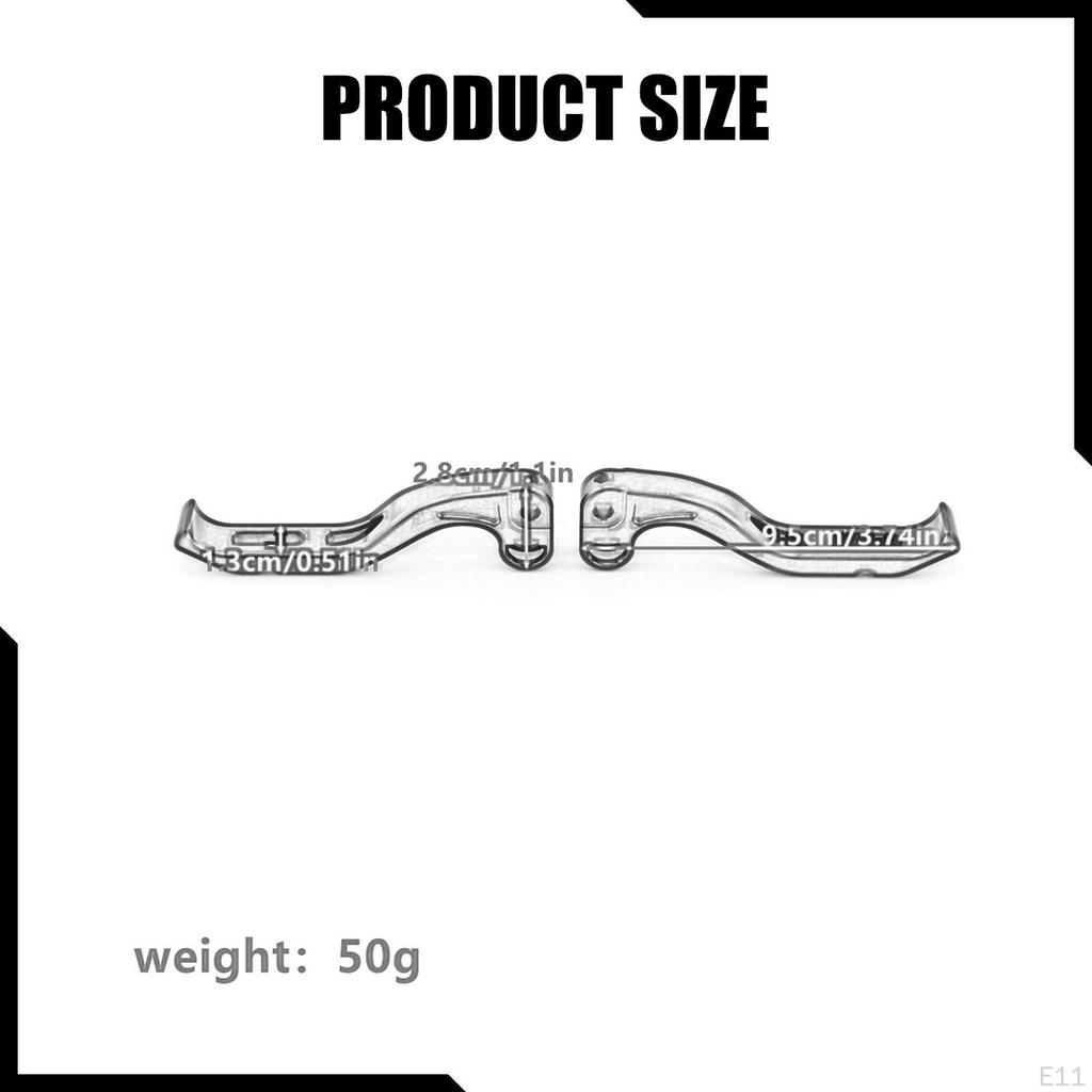 Brake/clutch Lever Set, Hand Levers, Aluminum Alloy, , Interchangeable, Adjustable Installation for