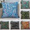 Painted Design P-PaisleyS Pillow Case Plush Fabric Soft Double Sided Print Sofa Cushion Cover Throw Pillow Covers