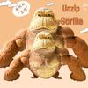 Gorilla King Play-Doh Decompression Toy: Green Fish Sand Sculpture & Pinching Stress Reliever