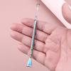 Skin Care Tool Pore Prep Tool Stainless Steel Double- End Skin Spatula Pimple Remover Skin Scrubber Deep Cleansing Tool