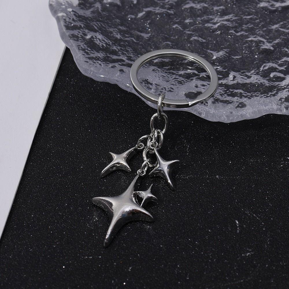 Полировка Y2K Брелки Сумка Кулон Звезда Брелки Мода Звезда Луна Брелоки Украшение Сумки