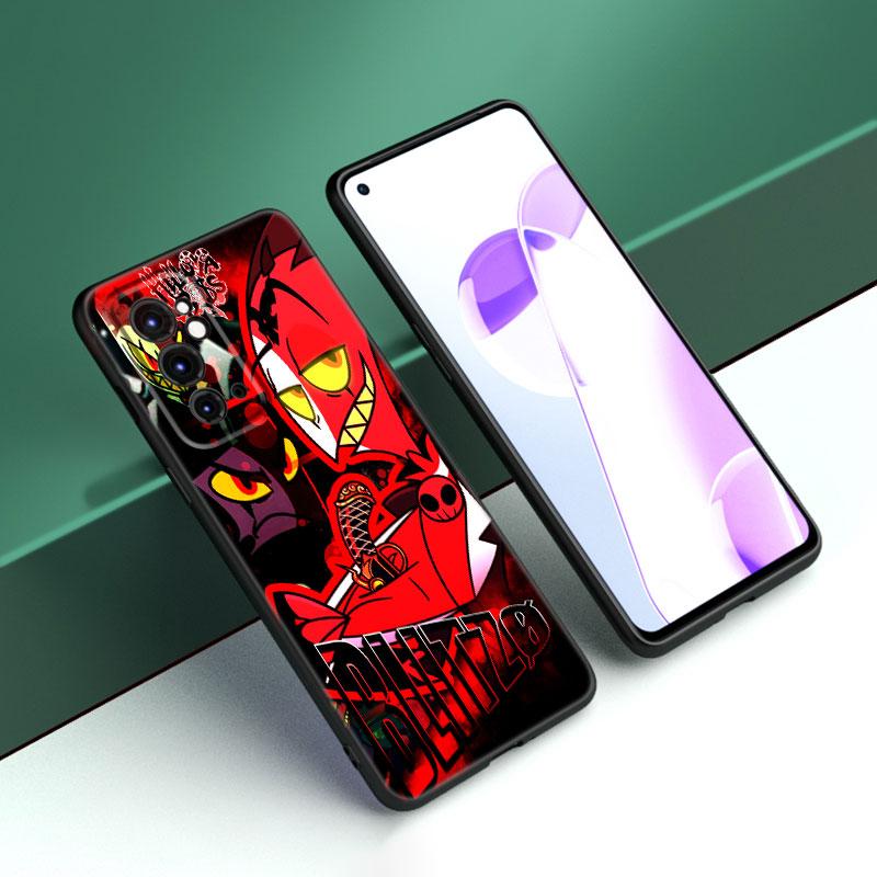 Аниме Чехол для телефона Helluva Boss из черного силикона для OnePlus 9 10 11 12 ACE 2V Pro 9RT 10T 10R Nord CE 2 3 Lite N10 N20 N30 5G