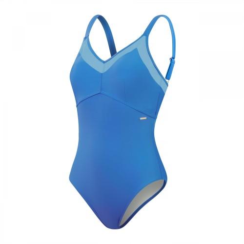 Speedo Womens/Ladies Shaping Mesh Detail One Piece Swimsuit