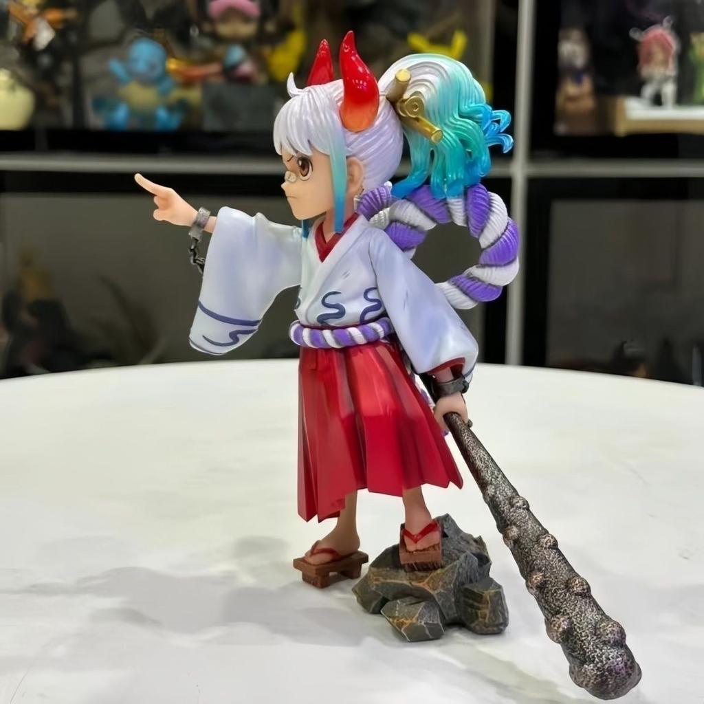 JT Studio One Piece Ямато команда Луффи Санджи Мини Настольное украшение Статуэтка Аниме из ПВХ Коллекционные Игрушки Прочные Подарки