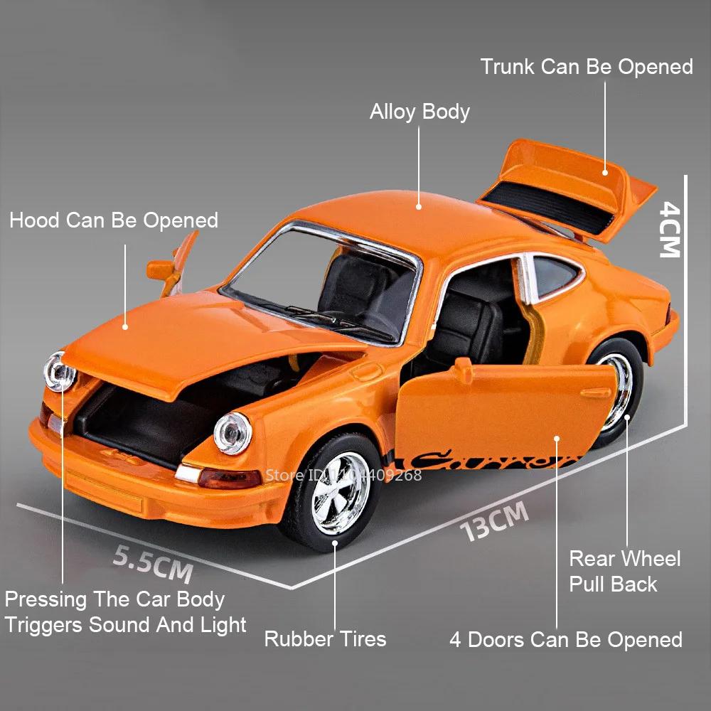 1:36 Scale Apollo EVO AE86 Sports Car Model Toy Music Light Doors Opened Pull Back Miniature Models Boys Hobby Ornaments