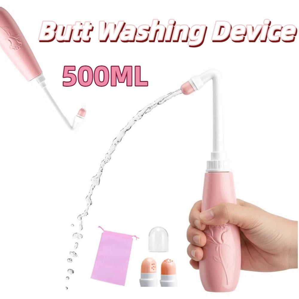 Soft Portable Bidet Sprayer 500ml Butt Washing Device Easy To Use Bidet Cleaner Elderly Care