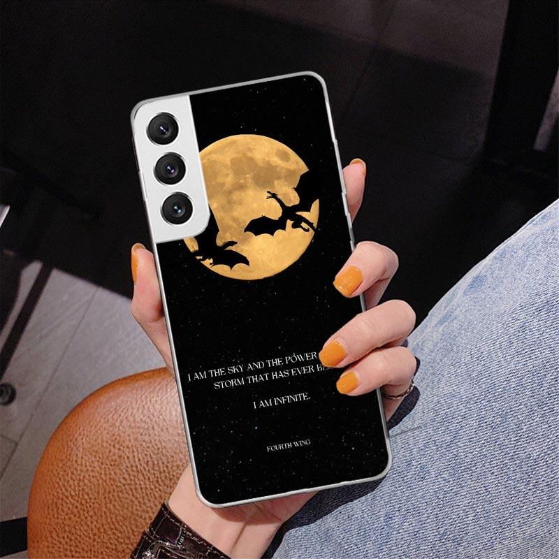Чехол для телефона F-Fourth W-Wing Dragon для Samsung Galaxy S26 S25 Edge S23 S24 Ultra S22 Plus S21 S20 FE Уникальный чехол Мягкий Coque Gala