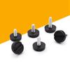 20Pcs Metal Table Feet Feet Leveler Cabinet Leg Furniture Legs Pad Furniture  Accessories Screw Pads Foot Pad