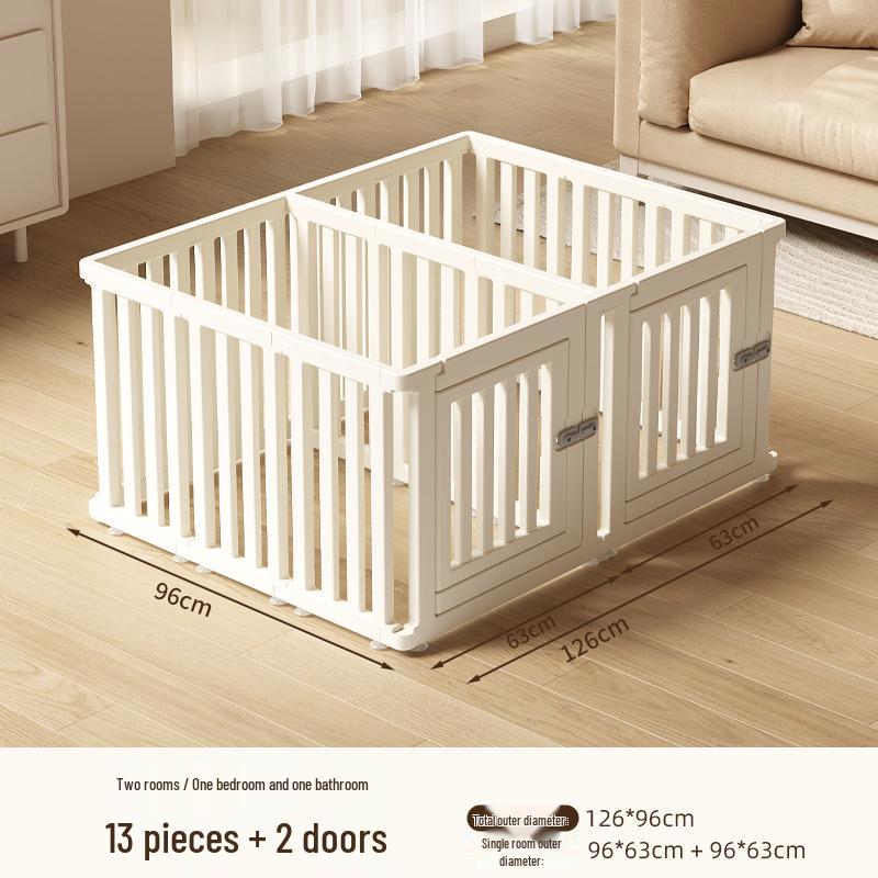 Indoor Dog Safety Barrier - Pet Fence & Anti-Escape Cage for Small Dogs