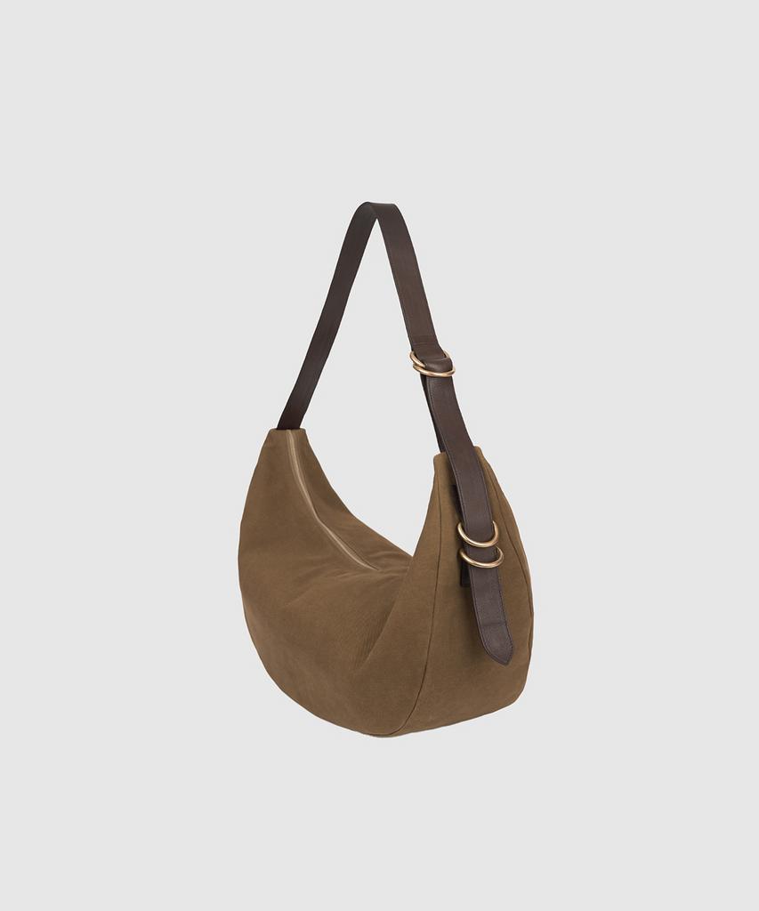 Surface Edition Eclipese Leather Cross Bag Brown