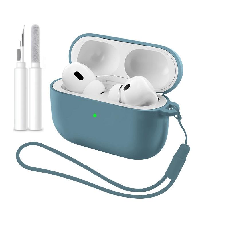 For Airpods Pro 3 2025 New Silicone Case Earphone Accessories with Cleaner Kit & Lanyard Full Protective Cover for Airpods Pro 3