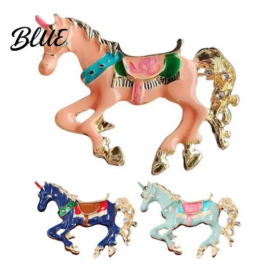 Horse Theme Accessory 1/3Pcs Brooch Pin Vintage Enamel Design Simple