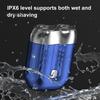 Мини-электробритва USB перезаряжаемая водонепроницаемая бритва для влажной и сухой езды с двумя головками портативная мужская бритва для удаления волос для отца мужа парня