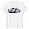 New Fashion Tees Shirt Short Sleeve Men Women Clothing Crewneck Loose Tops Japanese Car Drift Race Car R35 Graphics T-shirts