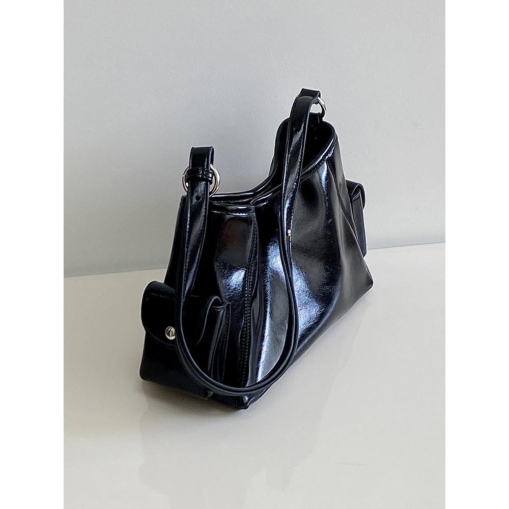 Ielgy Autumn Winter Large-Capacity Underarm Bag Fashion Commuter Messenger Shoulder Bag