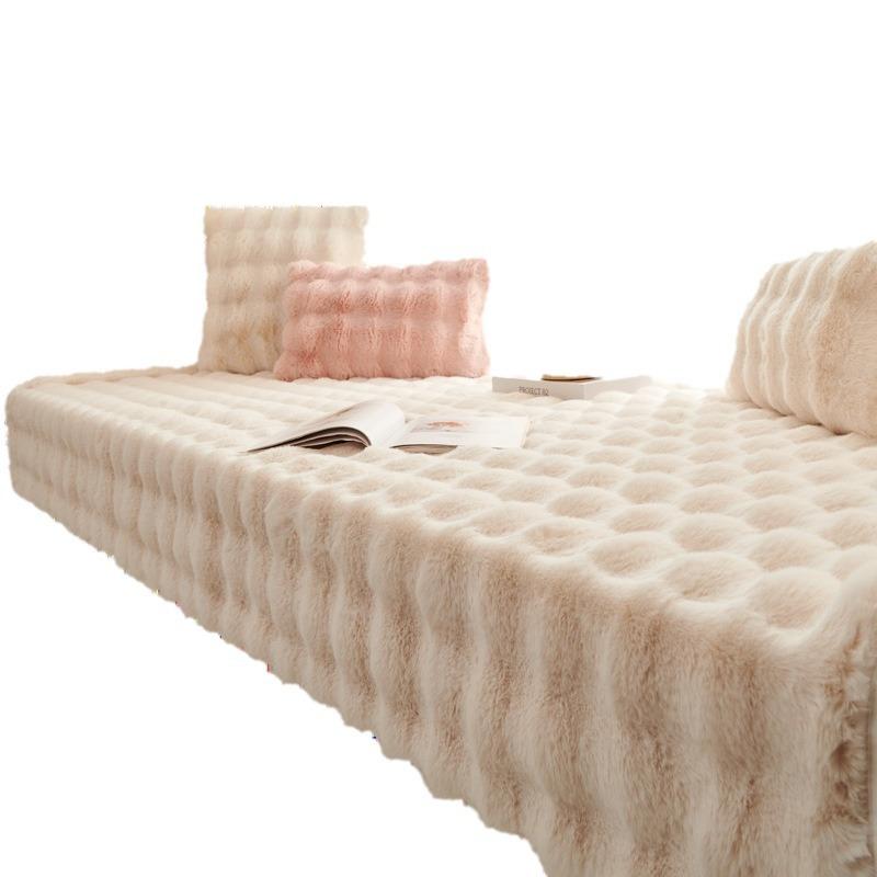 Зимняя утолщенная подушка в стиле Ins, оконная подушка с кроликом, плюшевая подушка для балкона, спальни, татами