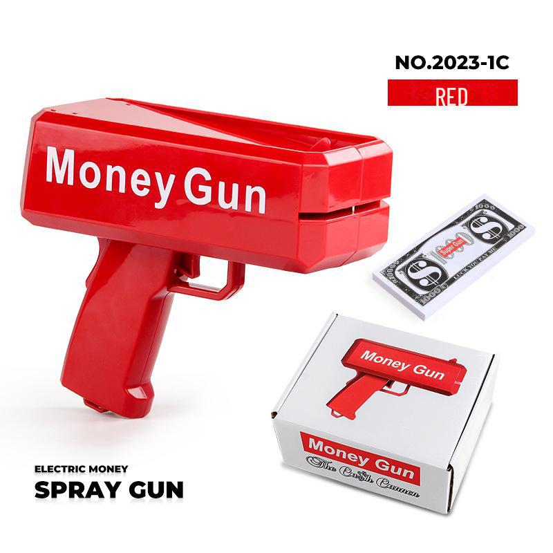 Уникальная игрушка-денежный пистолет для вечеринок и свадеб - стреляет купюрами долларов США