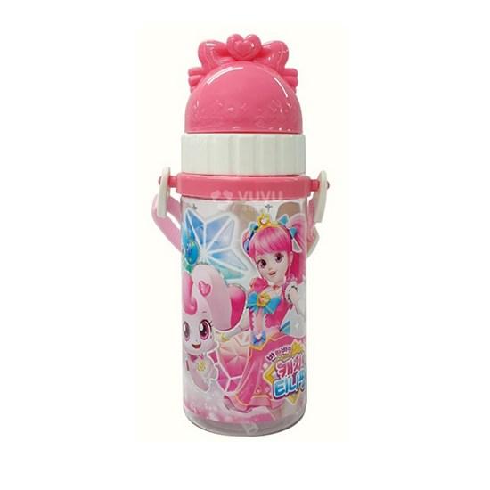 Catch Tiniping Straw Water Bottle [Ribbon Strap-YP5291], a Popular Character In Korea