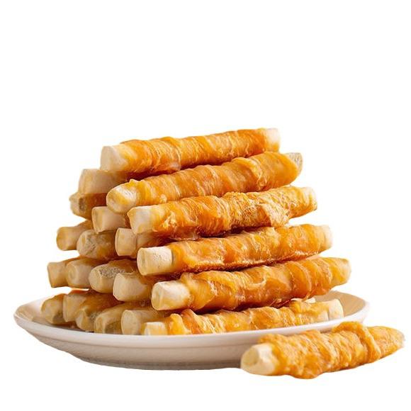 Собачья палочка из курицы и молока для прорезывания зубов и чистки зубов - Идеально подходит для дрессировки щенков тедди, корги и золотистого ретривера.