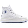Converse All Star Construct Удобные и универсальные парусиновые кеды с высоким верхом Унисекс Белые