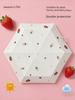 Paradise Umbrella Strawberry Pattern Dual-Use for Sun and Rain 50% off Umbrella Sun Protection Uv Protection Sunshade Umbrella Ultra-Light Compact