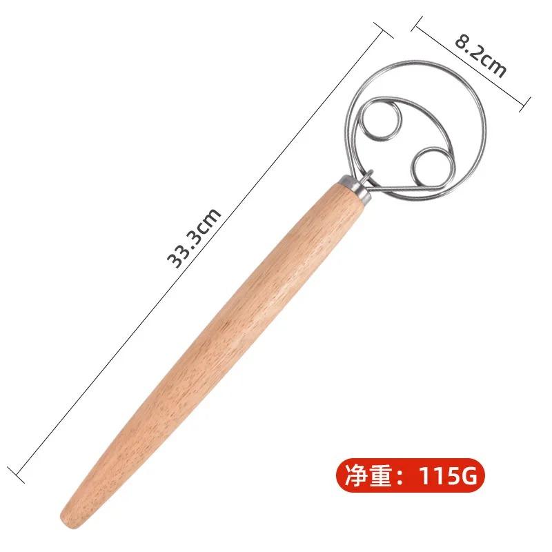 Большой ручной датский венчик для теста, миксер для хлеба из нержавеющей стали, миксер для торта, кондитерских изделий, палочка для взбивания яиц, кухонный блендер для выпечки, инструменты