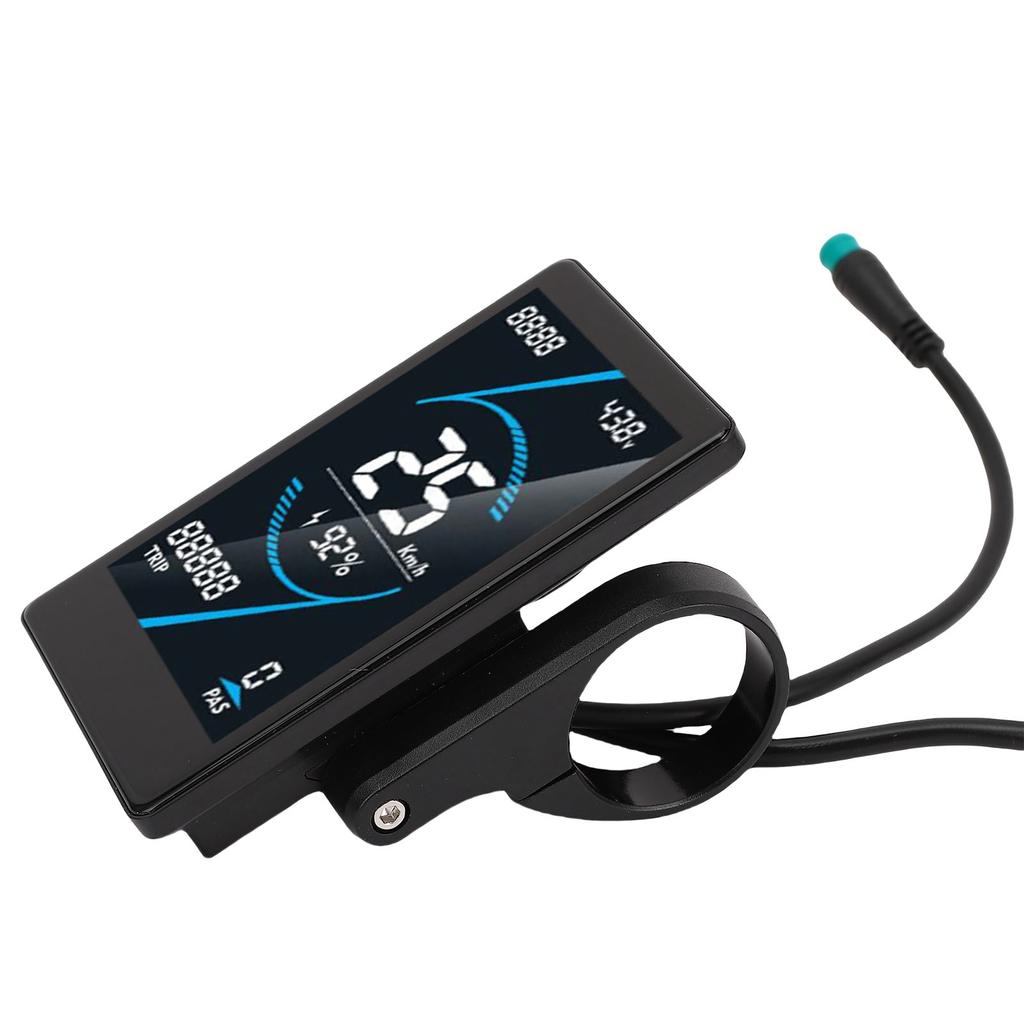 Bike Display Meter Rain Proof 24-72V Multifunctional HD Colorful LCD Screen Electric Cycling Display