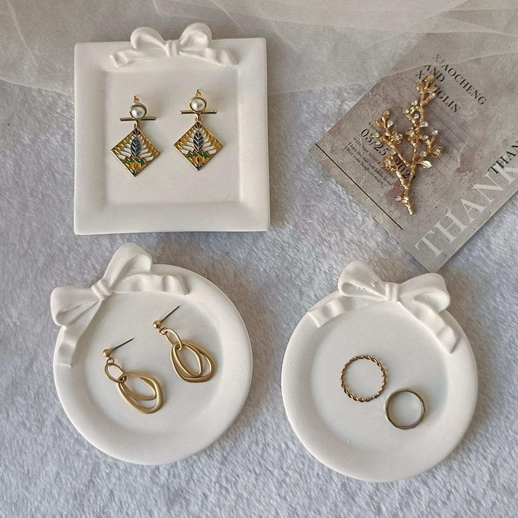 Лоток для хранения, силиконовая форма, сделай сам, кристаллический бантик, форма для лотка, формы для эпоксидной смолы, гипса, бетона, цемента, поделки, литейная форма