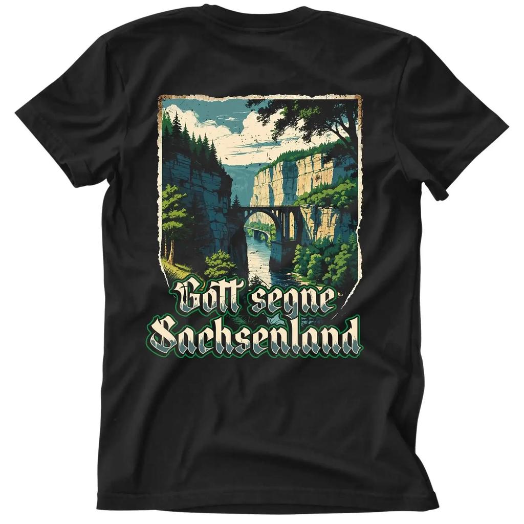 Home Of Saxony T Shirt Dresden Chemnitz East Gerunisexy Fb Vintage Top For Everyday Wear Unisex Streetwear Stretched