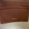 BURBERRY bag TB whole pattern fastener zip Clutch bag PVC/Leather Brown
