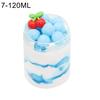 60/120ml Fruit Ice Cream Slime Mud Clay Craft Stress Reliever Sludge Kids Toy