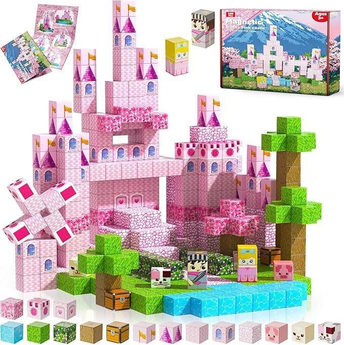 Магнитный конструктор MC World Building Blocks для мальчиков и девочек, развивающая головоломка, магнитные частицы, игрушка для детей