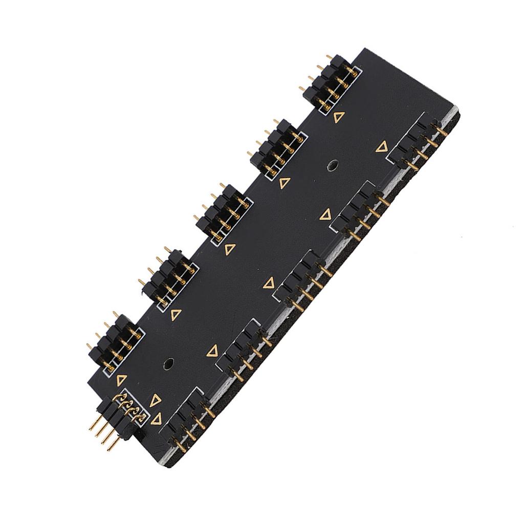 Компьютерный 10-канальный RGB-хаб PC MOD Материнская плата RGB-удлинитель для вентилятора