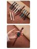 Тонкий ремешок из натуральной кожи с узором «ли Чи» для Apple iWatch
