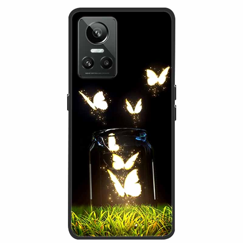 Чехол для телефона Realme GT Neo3 Чехол Черный Силиконовый Мягкая Задняя Крышка Для Телефона Realme GT Neo 3 Чехол-Крышка RealmeGT G T Neo 3 Coque